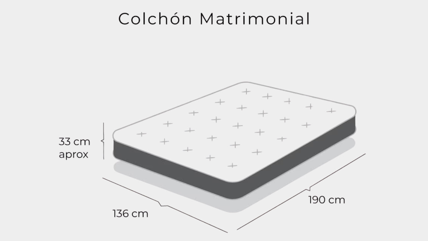 Colchón Restonic Lipa Matrimonial