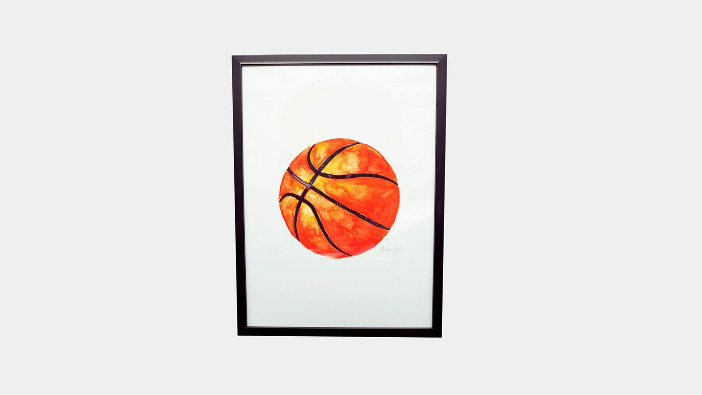 Cuadro balón de basketball
