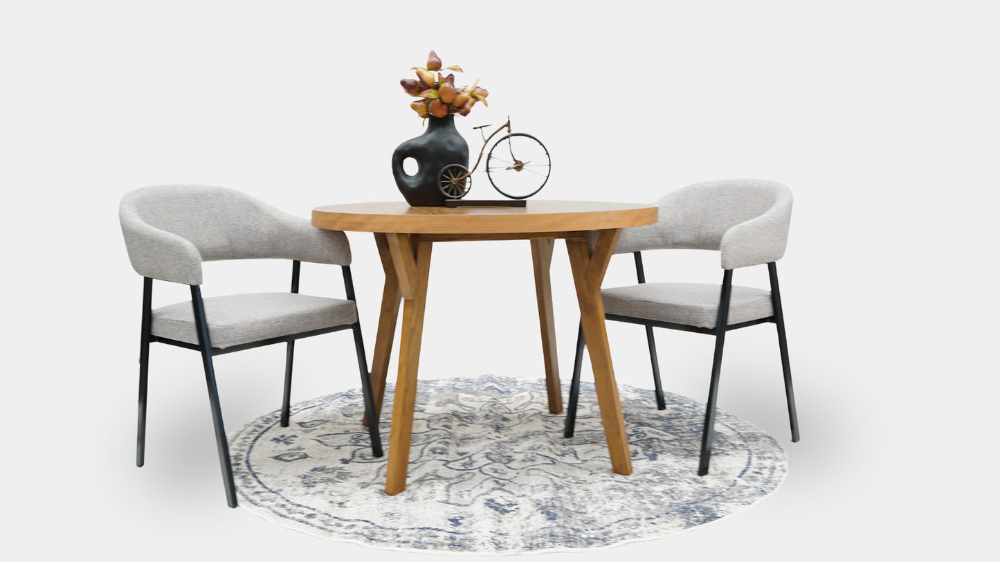 Mesa de comedor Petunia 1m Diámetro.