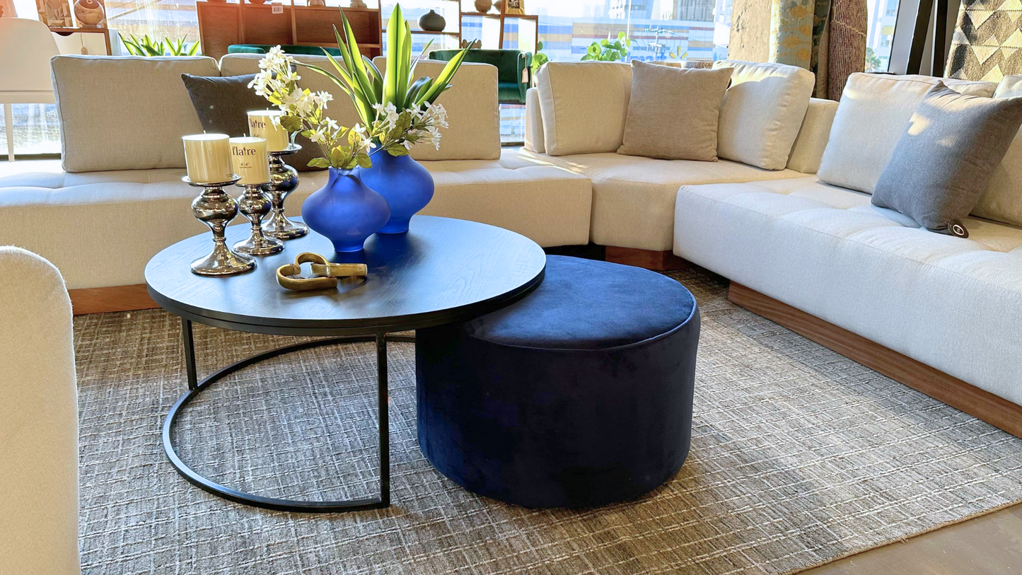 Set de mesa de centro Sade y taburete Maz