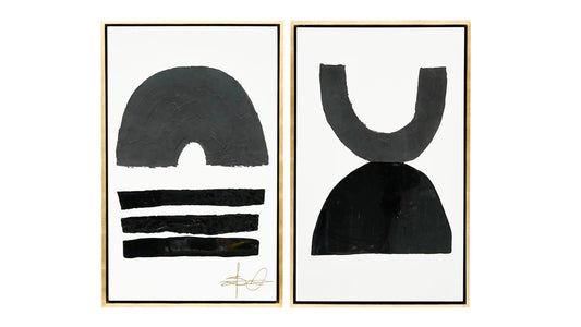 Cuadro Black Sequence Set de 2 120*80cm