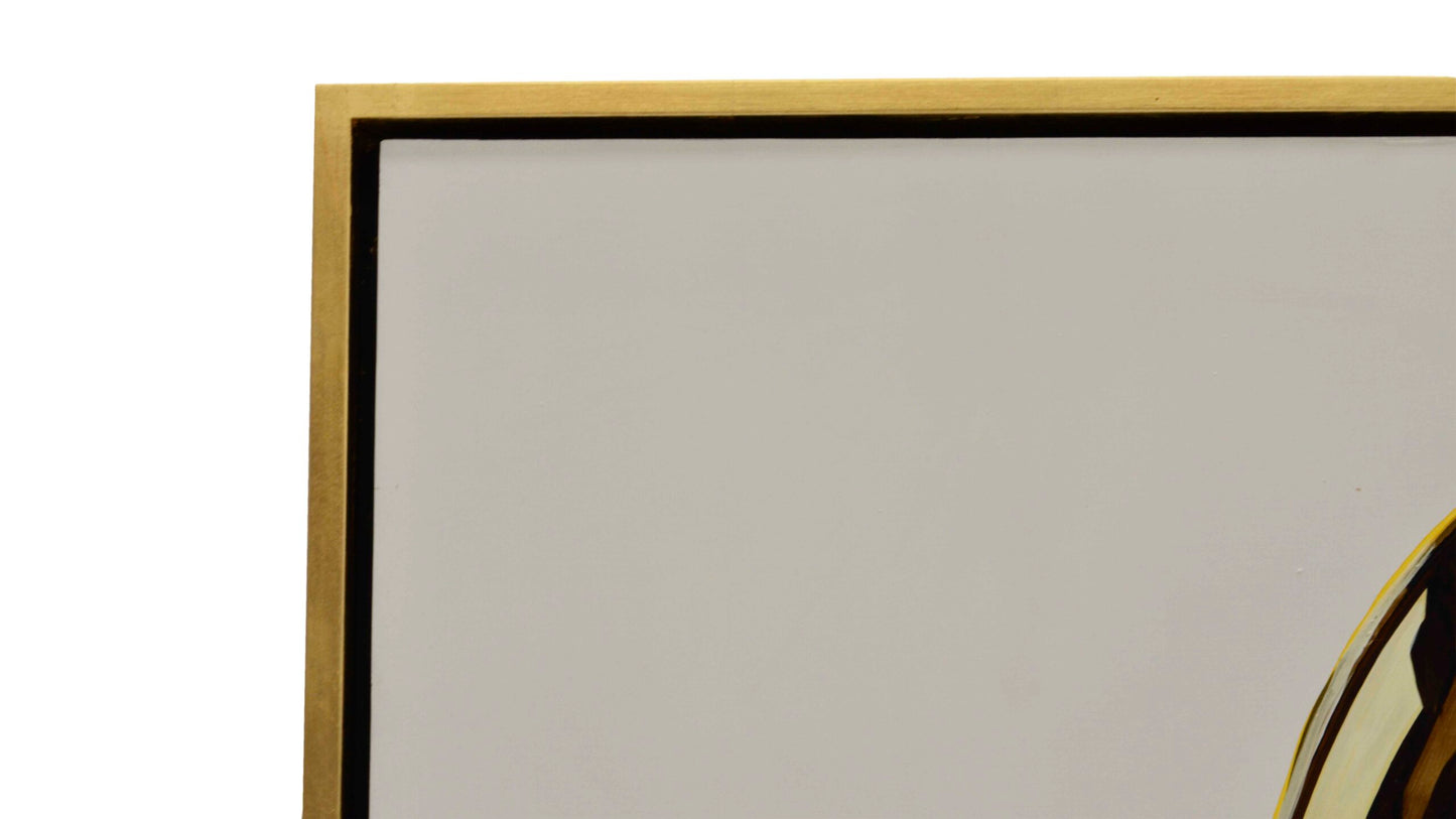 Cuadro Ballom Dog Gold 120*120cm
