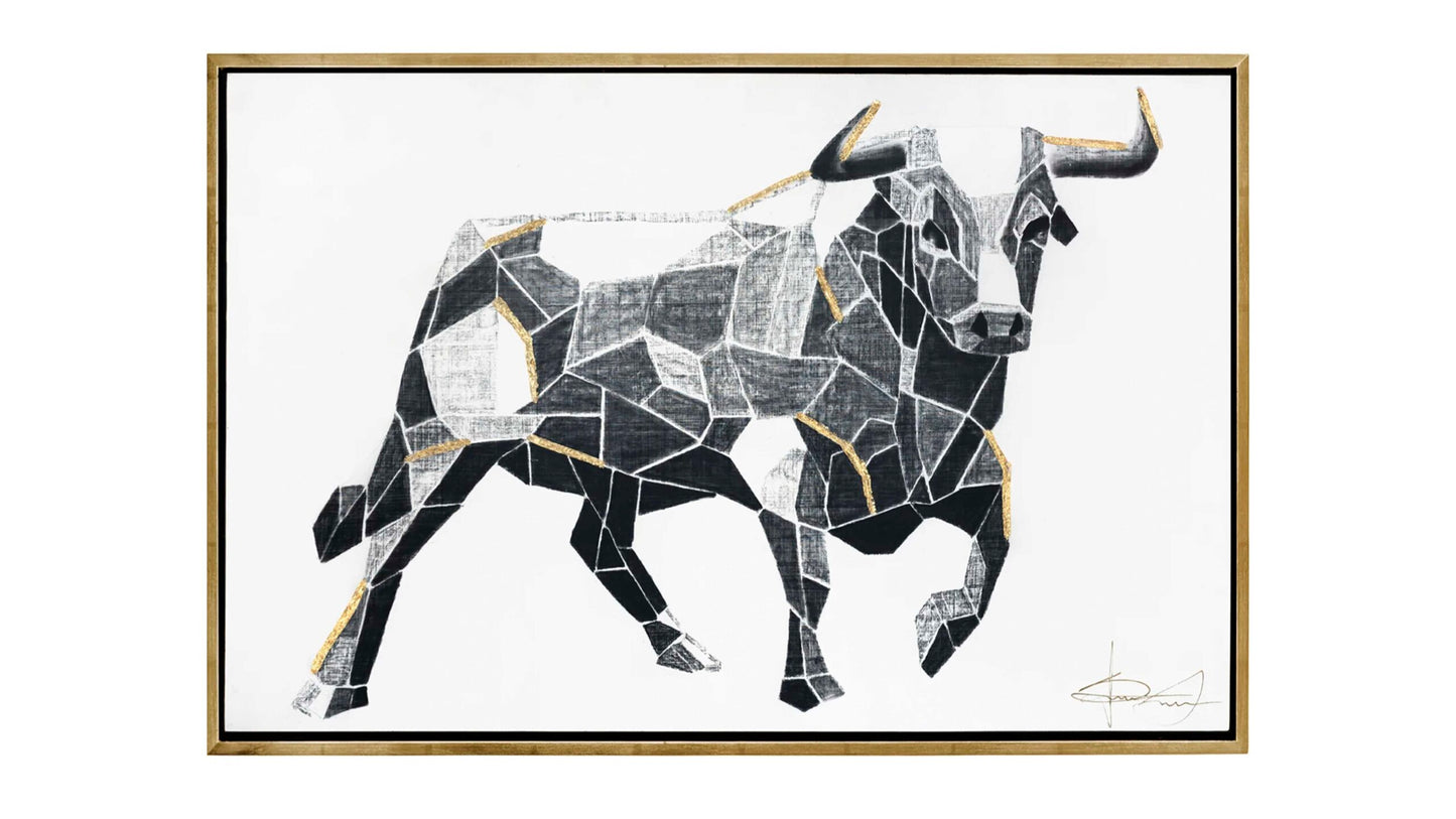 Cuadro Toro Origami