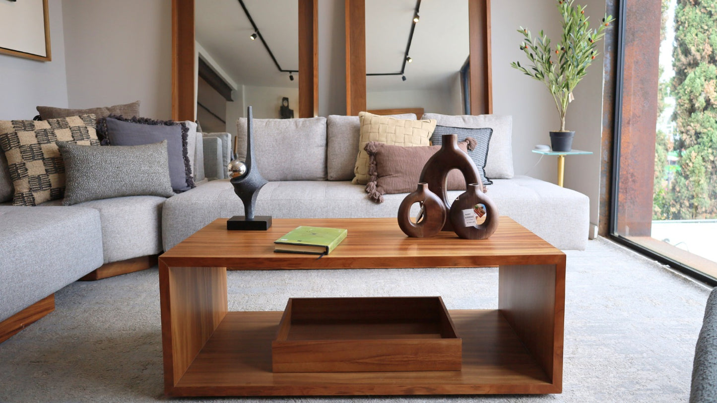 Mesa de centro Lavazza con charola