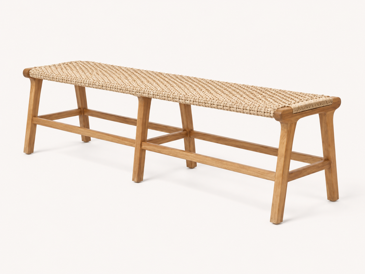 Banca Matilda Polyrattan Nude