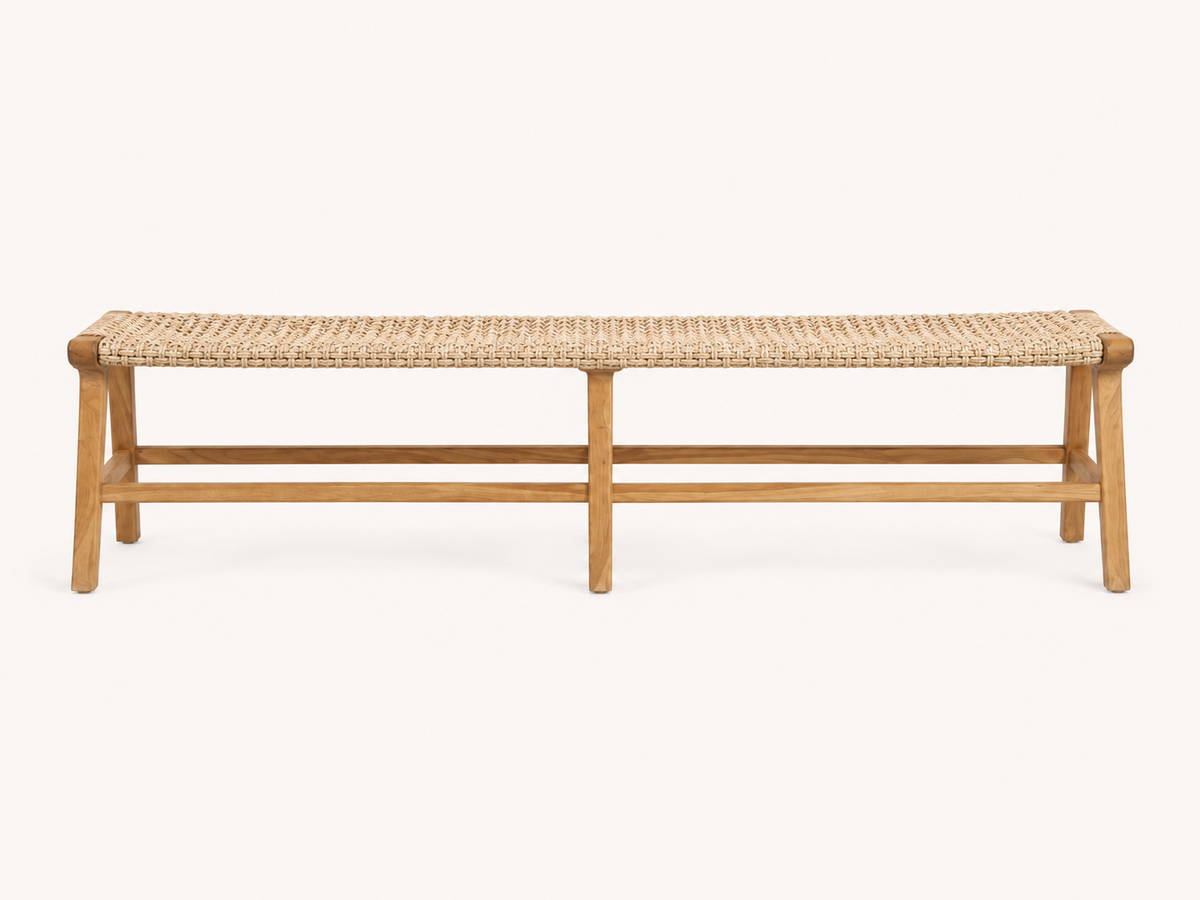 Banca Matilda Polyrattan Nude