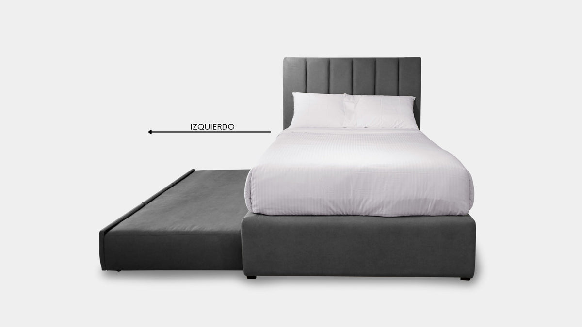 Cama Canguro tipo nido con cama extra oculta, ideal para cuartos compartidos