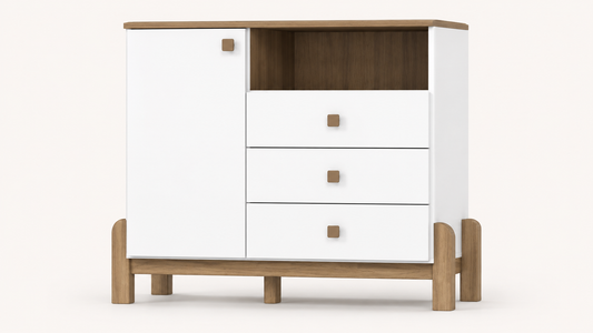 Cómoda Ternura 3 Cajones 1 Puerta