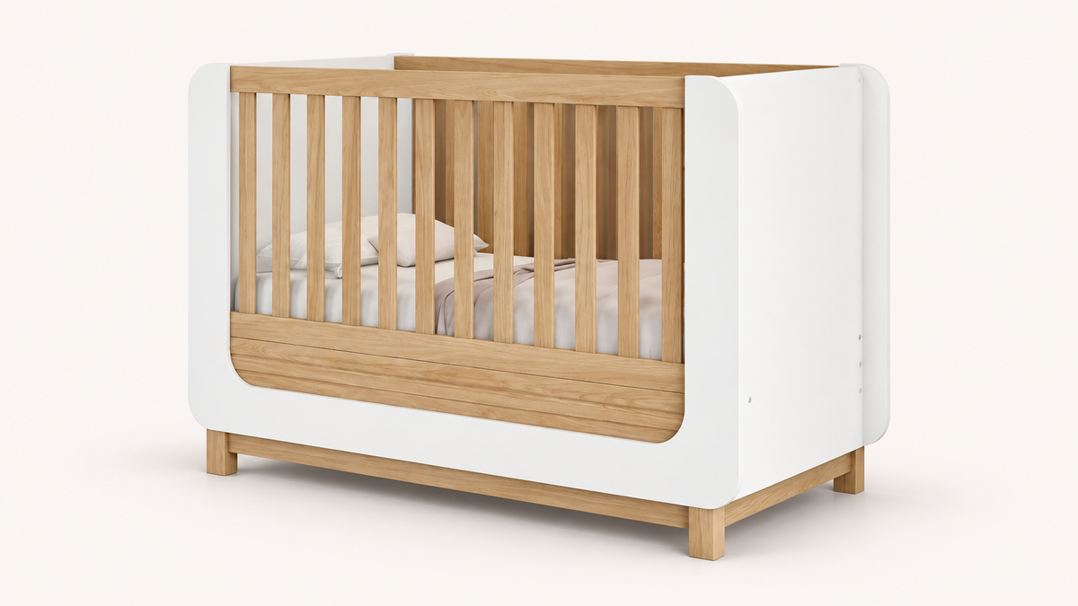 Cuna y Mini Cama Aconchego 2 Alturas
