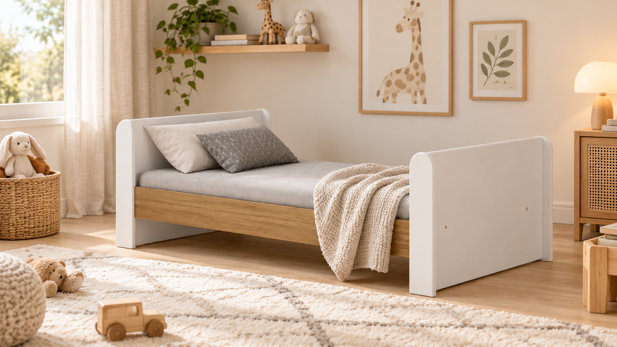 Cuna y Mini Cama Aconchego 2 Alturas