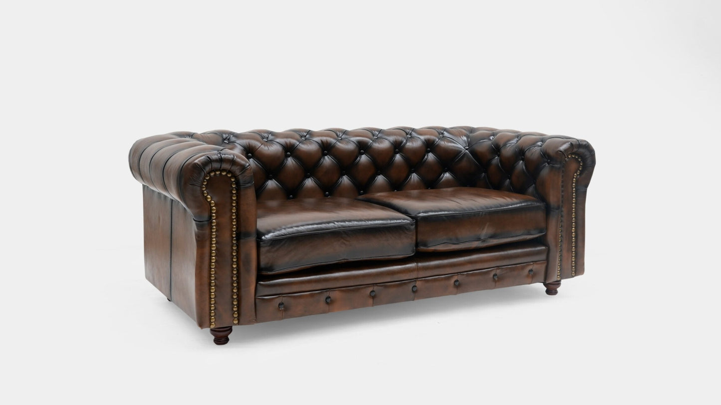 Love Seat Chesterfield piel 1.85m