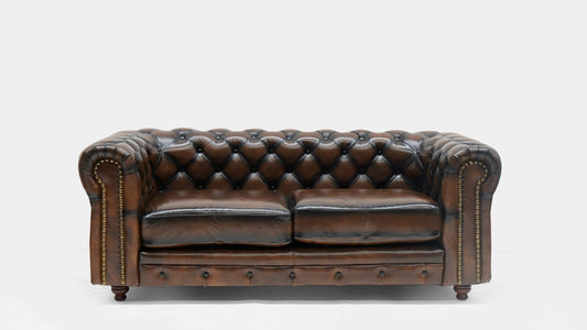 Love Seat Chesterfield piel 1.85m