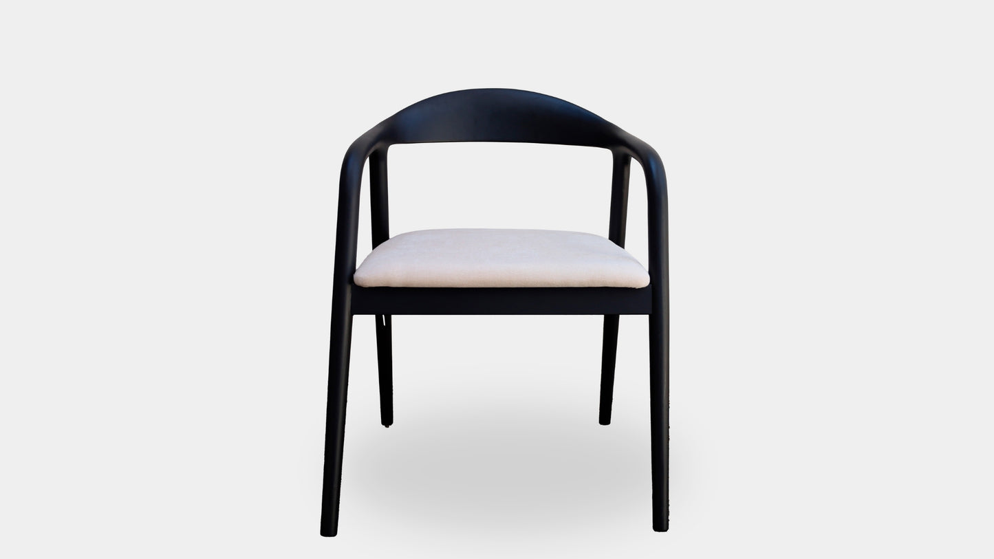 Silla Monaco negra entrega inmediata
