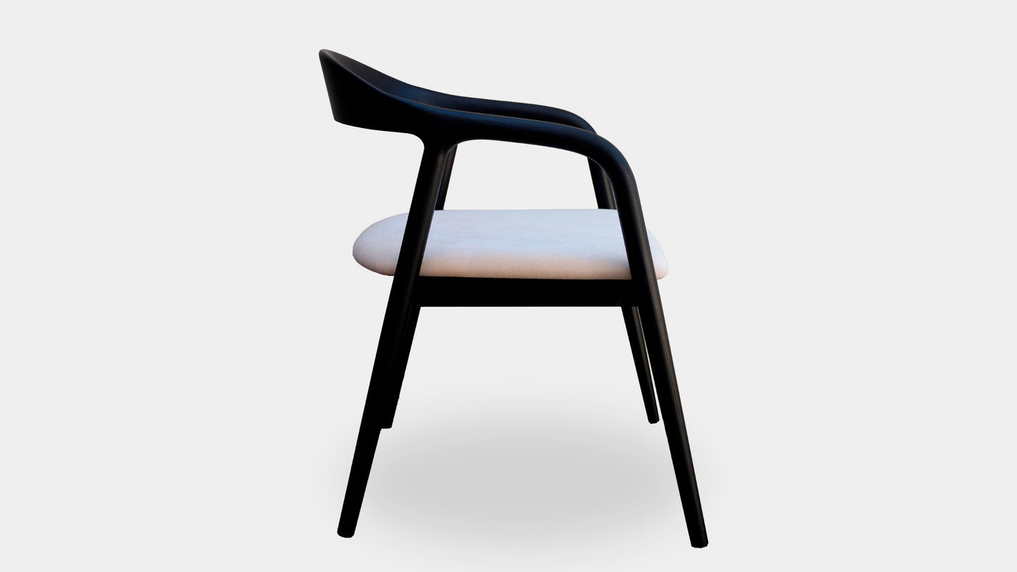 Silla Monaco negra entrega inmediata
