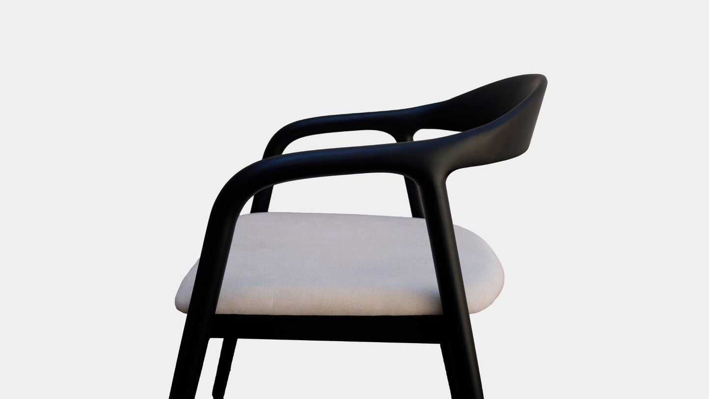 Silla Monaco negra entrega inmediata