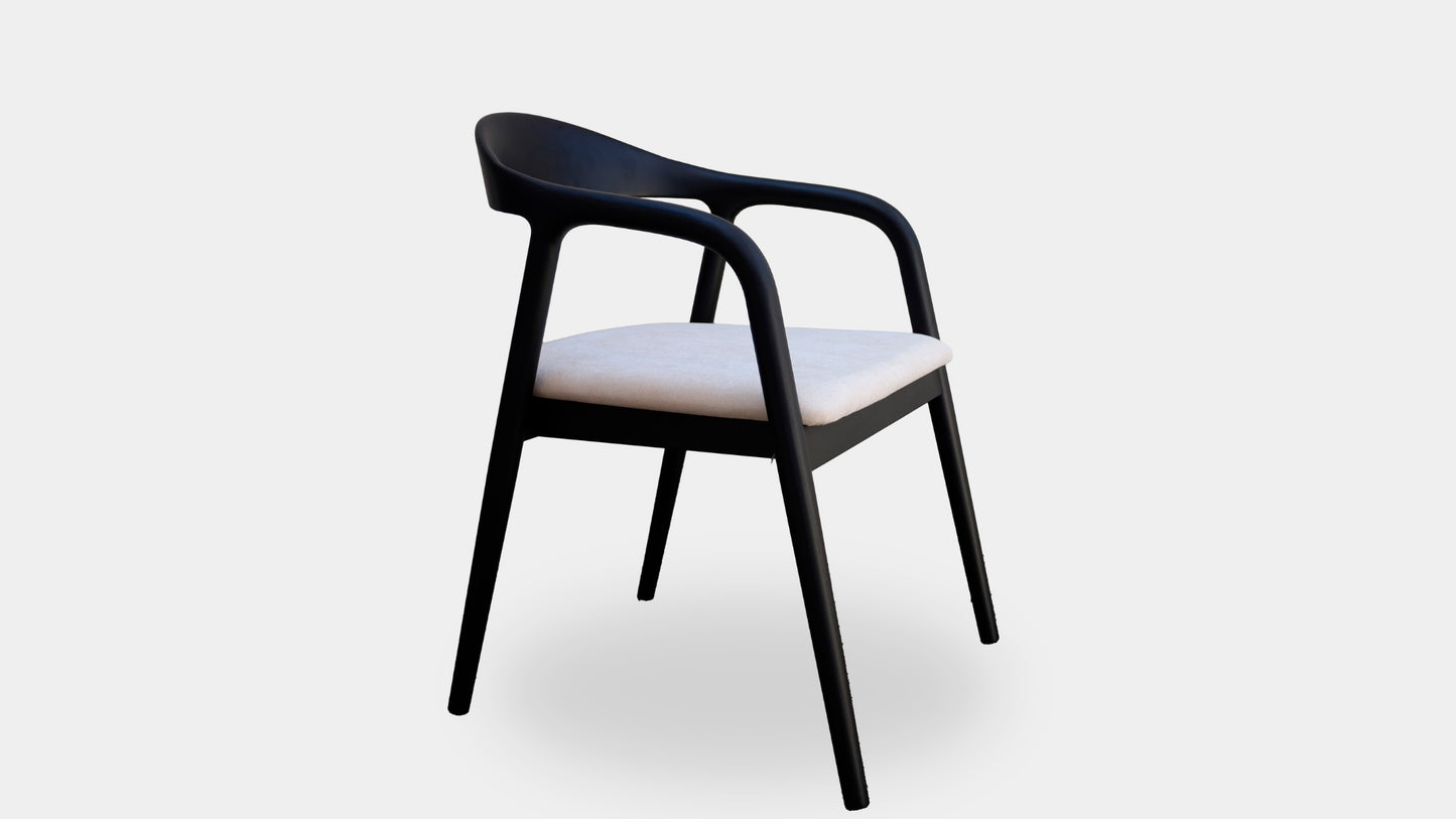 Silla Monaco negra entrega inmediata