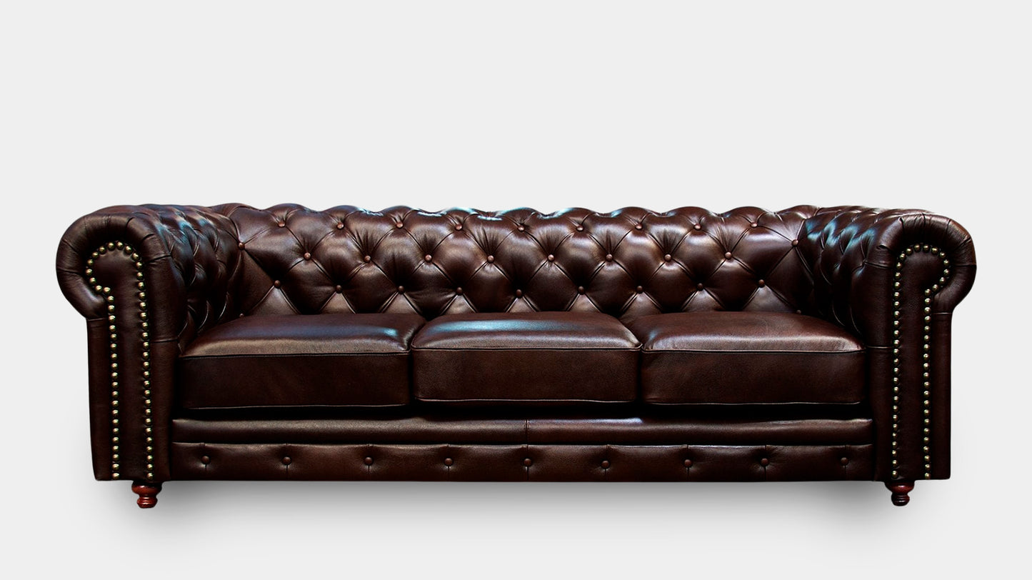Sofá Chesterfield piel 2.40m