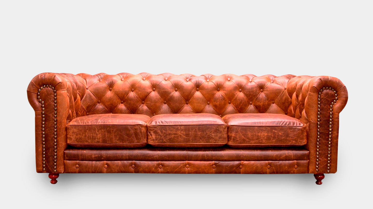 Sofá Chesterfield Piel 2.40m