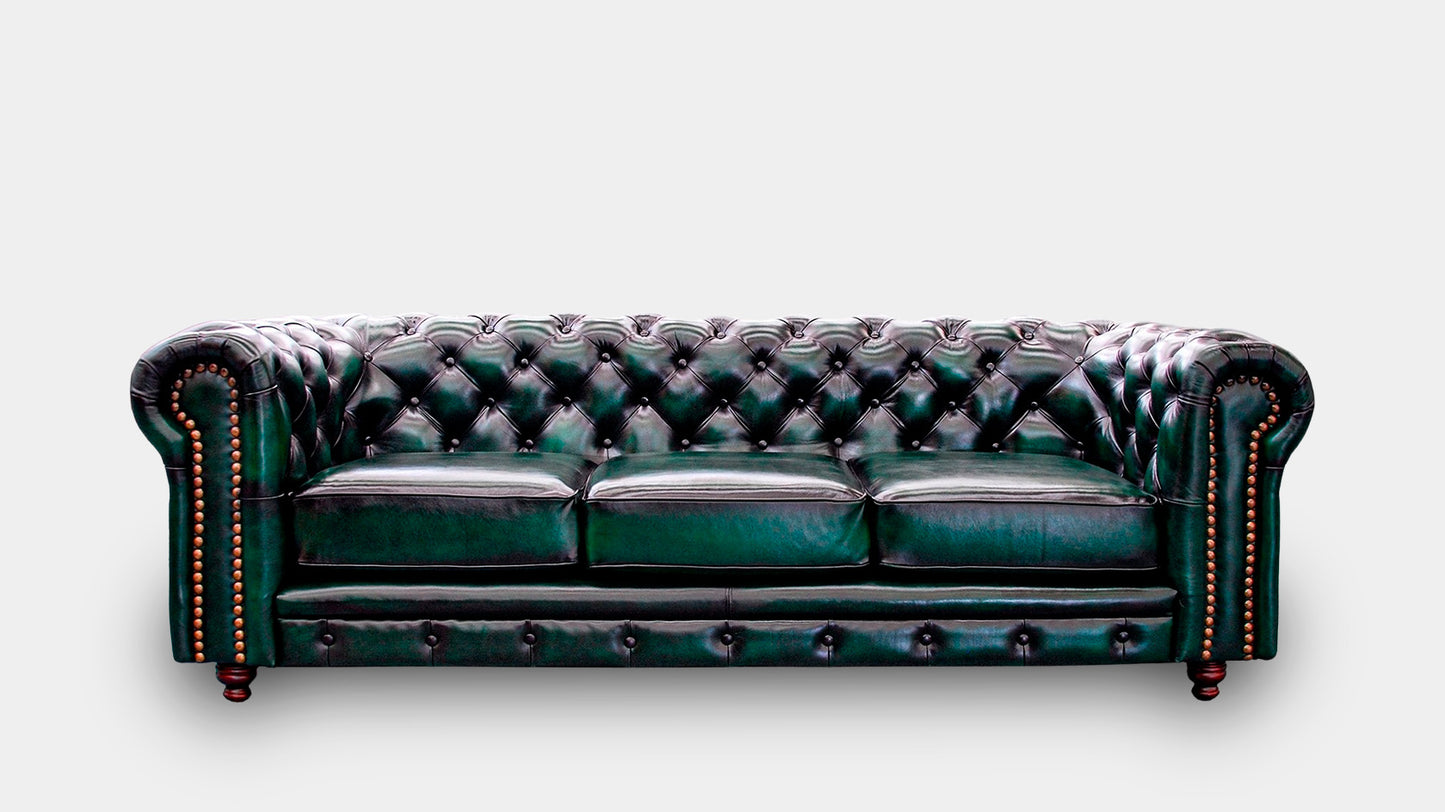 Sofá Chesterfield Piel 2.40m