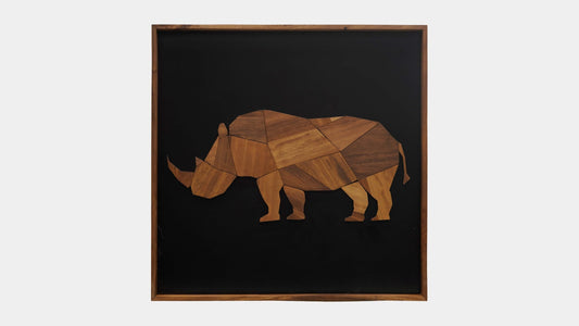 Cuadro Rinoceronte Fabricación